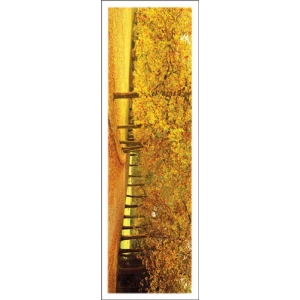 Autumn Leaves Slim Print Poster - 12" x 36"