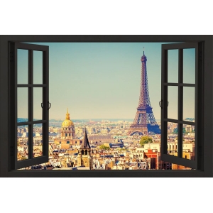 Paris Window Poster - 24" x 36"