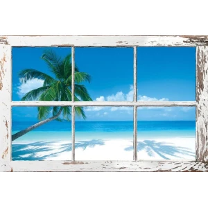 Tropical Window Poster - 24" x 36"