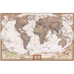 World Map Poster - 24" x 36"