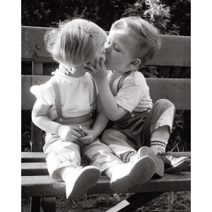 Kiss Me You Fool Poster - 16" x 20"