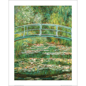 Monet Japanese Footbridge Poster - 16" x 20"