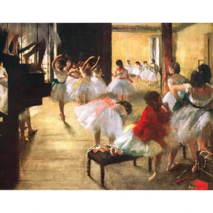 Edward Degas - Ballet Rehearsal Mini Poster - 11" x 14"