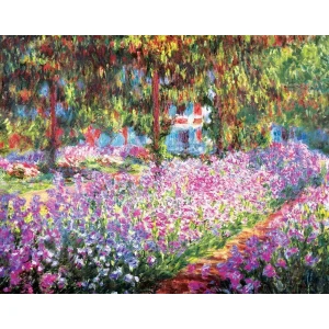 Monet - Garden at Giverny Mini Poster - 11" x 14"