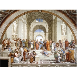 Raphael The School of Athens Mini Poster - 11" x 14"