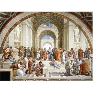 Raphael The School of Athens Mini Poster - 11" x 14"