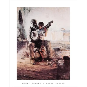 Henry Tanner - Banjo Lesson Mini Poster - 11" x 14"