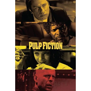 Pulp Fiction Portraits Poster - 24" x 36"