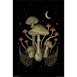 Death Cap Mushrooms Poster - 24" x 36"