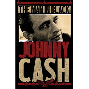 Johnny Cash Man in Black Poster - 24" x 36"