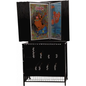 Poster Display Rack - 30 Panels Holds 60 Poster Designs