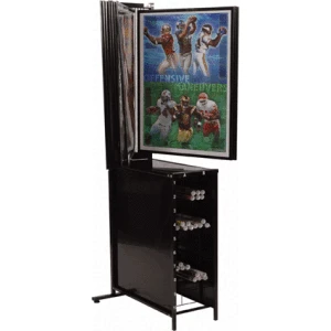Poster Display Rack- 10 Panels - 20 Poster Designs