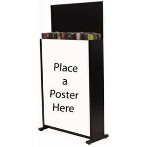 Poster Bin - Metal - Holds 6 Poster Styles - 72 Posters
