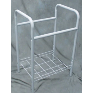 Poster Browser Rack For Shrink Wrap Posters - Black/White - Holds 48 Shrink Wrapped Posters