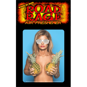 Pineapple Girl Road Rage® Air Freshener