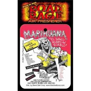Marihuana 1 Road Rage® Air Freshener - Vanilla Scent