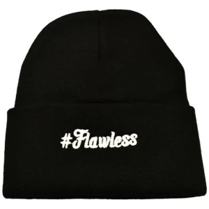 #Flawless Embroidered Beanie