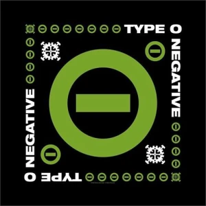 Type O Negative - Negative Symbol Cotton Bandana - 21" x 21"