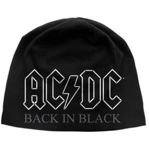 AC/DC Back In Black - Jersey Beanie