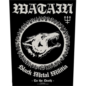 Watain - Black Metal Militia - 14" x 11" Printed Back Patch