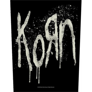 Korn - Splatter Logo - 14" x 11" Printed Back Patch