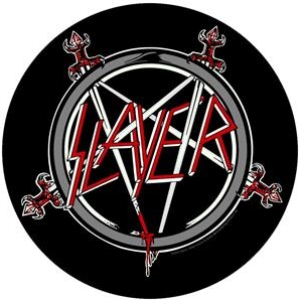 Slayer - 11" Round Back Patch