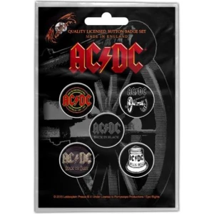 AC/DC For Those About to Rock Button set (pack of 5)