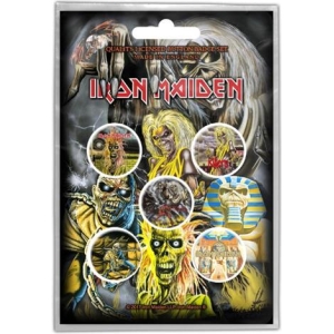 Iron Maiden Early Albums button set (pack of 5)