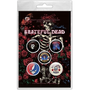 Grateful Dead Button set (pack of 5)