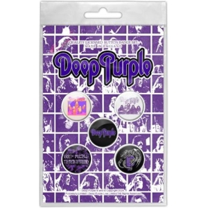 Deep Purple Button set (pack of 5)