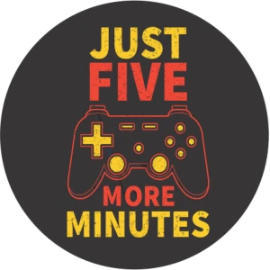 Just 5 More Minutes Video Controller Cell Phone Stand