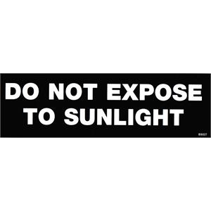 Do Not Expose To Sunlight - Bumper Sticker