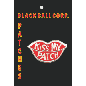 Kiss My Patch Embroidered Patch