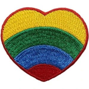 Heart Embroidered Patch