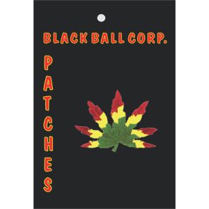 Leaf - Reggae Embroidered Patch (Small)