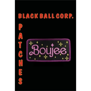 Boujee Embroidered Patch - 4"x2"