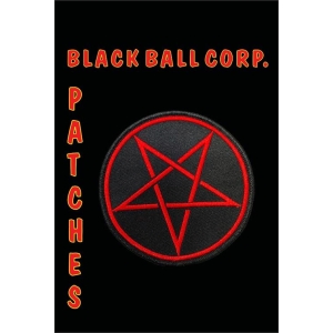 Pentagram Embroidered Patch - 4" Round