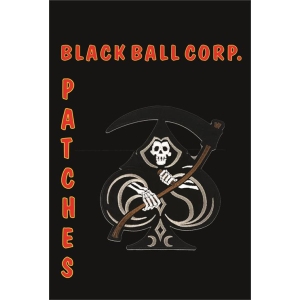 Ace of Spades Grim Reaper - Embroidered Patch - 4" x 4"