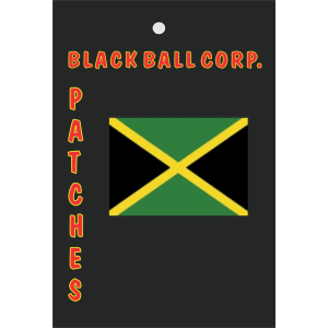 Jamaican Flag Embroidered Patch