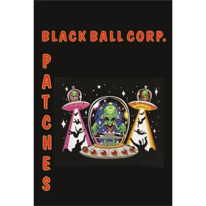 Alien Abduction Rave - Woven Patch - 5" x 4"
