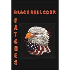 American Flag Eagle - Woven Patch - 4" x 4"