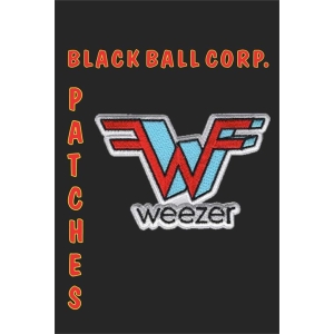 Weezer W Logo - Embroidered Patch 2.4"x3.6"