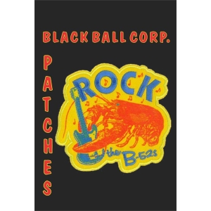 The B-52's Rock Lobster - Embroidered Patch 3.5"x3.6"