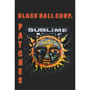 Sublime Sun Logo - Embroidered Patch 3.5"x3.6"