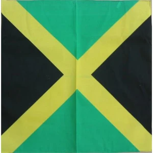 Jamaican Flag Bandana 22" x 22" - Polyester