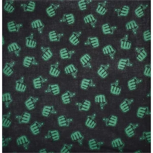 Middle Finger Bandana 21" x 21" - Cotton