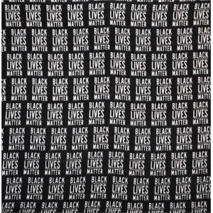 Black Lives Matter Bandana 21" x 21" - Cotton