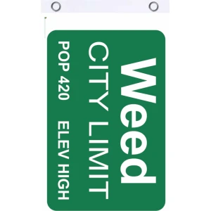Weed City Limits Fly Flag 3' x 5'
