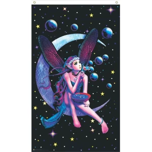Fairy Dream Blacklight Reactive Fly Flag - 3' x 5'