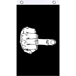 Middle Finger Fly Flag 3' x 5'